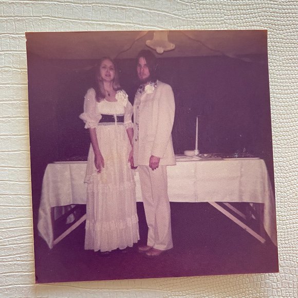 Very RARE Vintage Gunne Sax wedding dress 60s 70s renaissance boho hippie - Picture 3 of 12